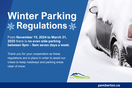 Winter Parking Regulations in Effect November 15