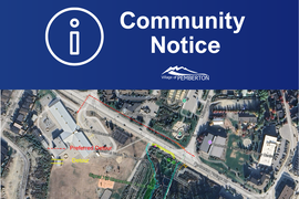 Community Notice: Portage Road Sidewalk Closure