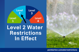 Community Notice: Level 2 Water Restrictions In Effect